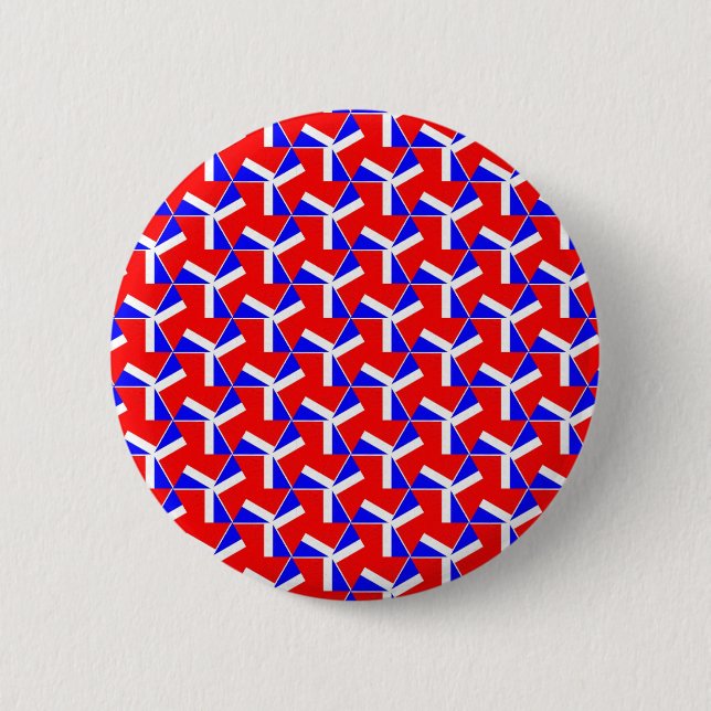 Terrazzo Pattern 2 Inch Round Button (Front)