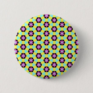 Terrazzo Pattern 2 Inch Round Button