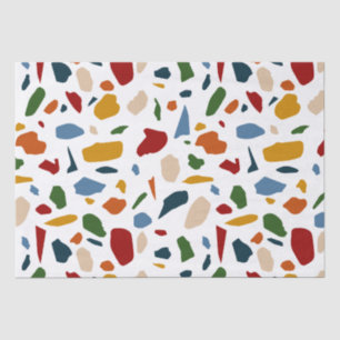 Terrazzo Pattern Colorful Tissue Paper