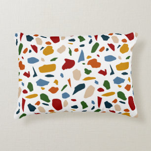 Terrazzo Pattern Colourful Accent Pillow