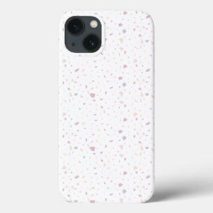 Terrazzo Pattern Neutral Natural Elegant iPhone 13 Case
