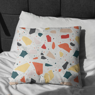 Terrazzo Pattern Throw Pillow