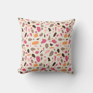 Terrazzo Pattern Throw Pillow