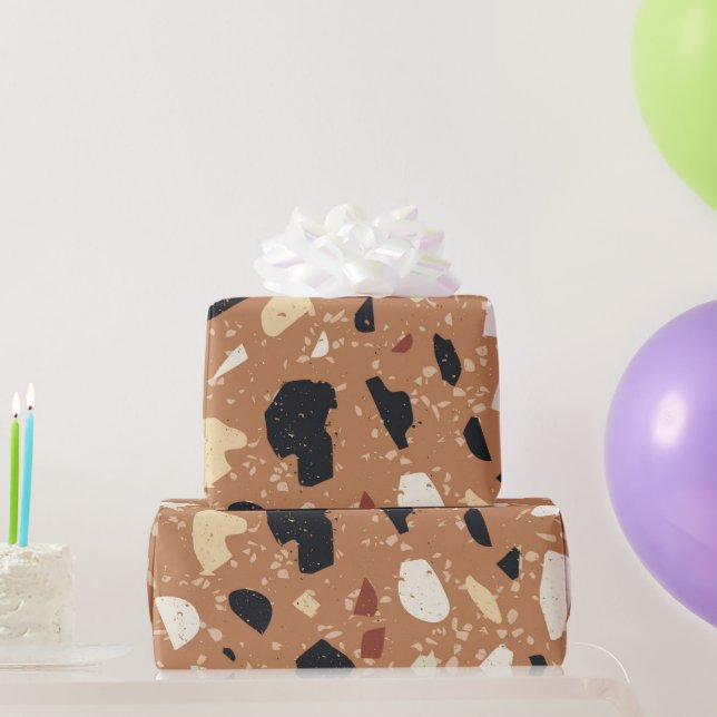 Terrazzo Pattern Wrapping Paper (Party Gifts)