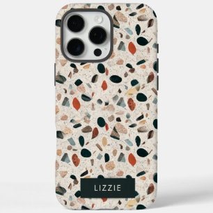 Terrazzo Personalized iPhone 16 Pro Max Case