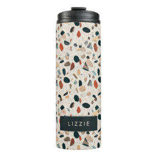 Terrazzo Personalized Thermal Tumbler