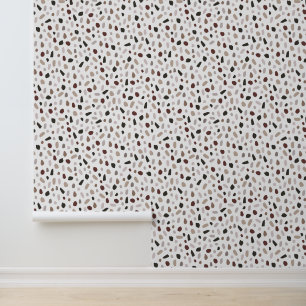 Terrazzo Style Abstract Wallpaper