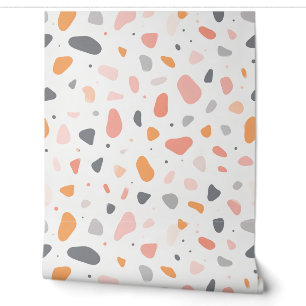 Terrazzo style wallpaper