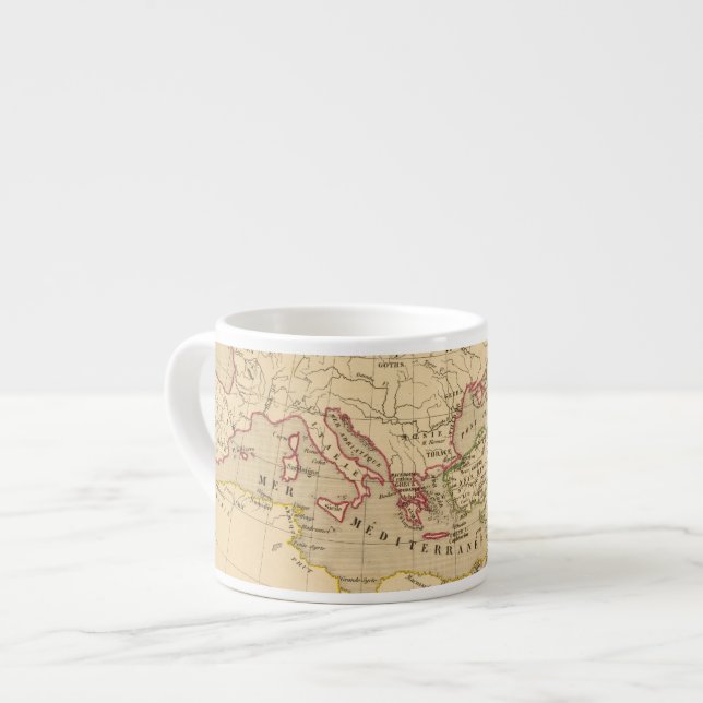 Terre aux trois fils de Noe Espresso Cup (Front Left)