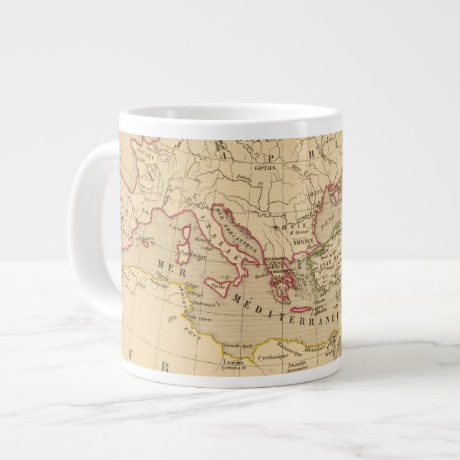 Terre aux trois fils de Noe Large Coffee Mug (Front Left)