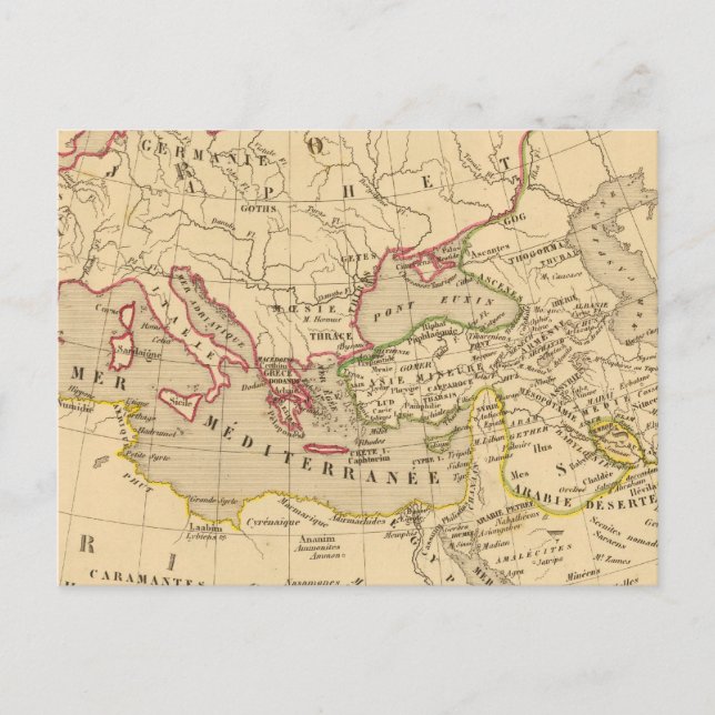 Terre aux trois fils de Noe Postcard (Front)