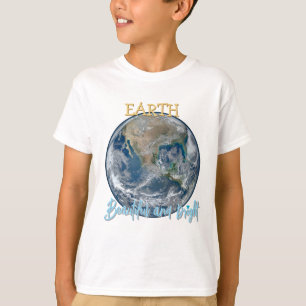 Terre Belle et Lumineuse T-Shirt Enfant   Planète 