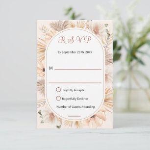 Terre Bohème Ovale Arch Floral Beige Réponse