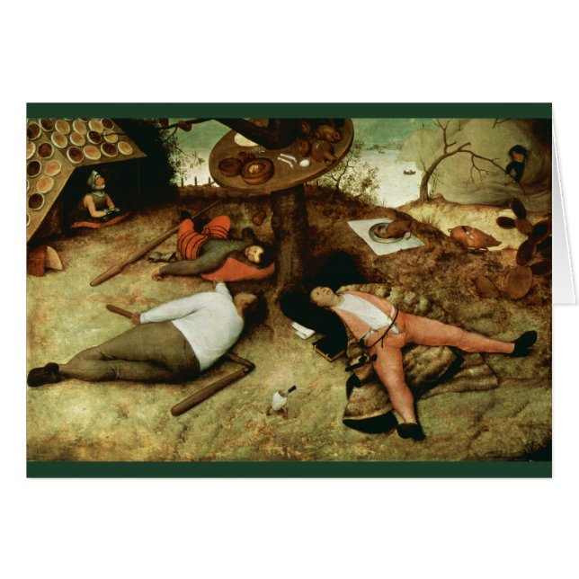 Terre de Cockaigne par Pieter Bruegel l'Ancien (Devant horizontal)