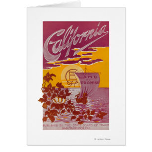 Terre de la Californie d'affiche de promesse