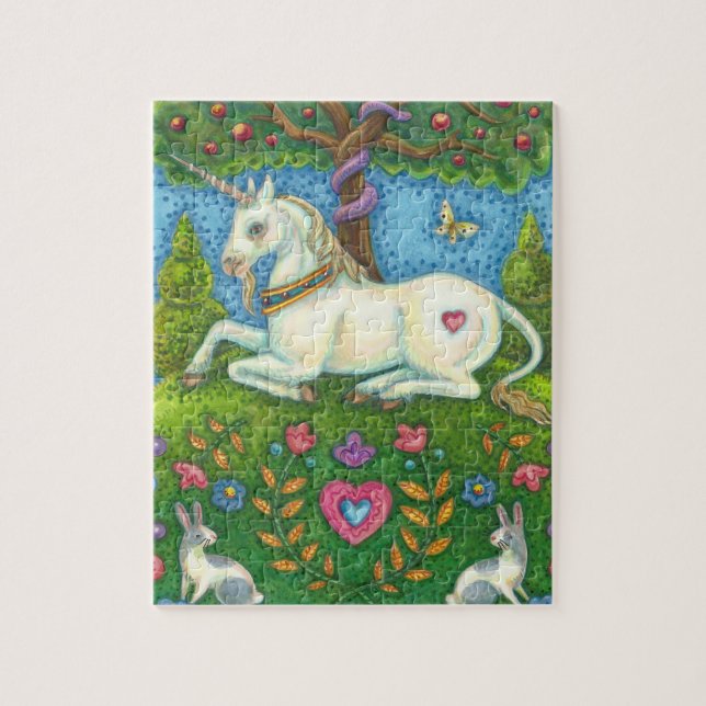 Terre D'Eden Unicorn PUZZLE Susan Brack (Vertical)