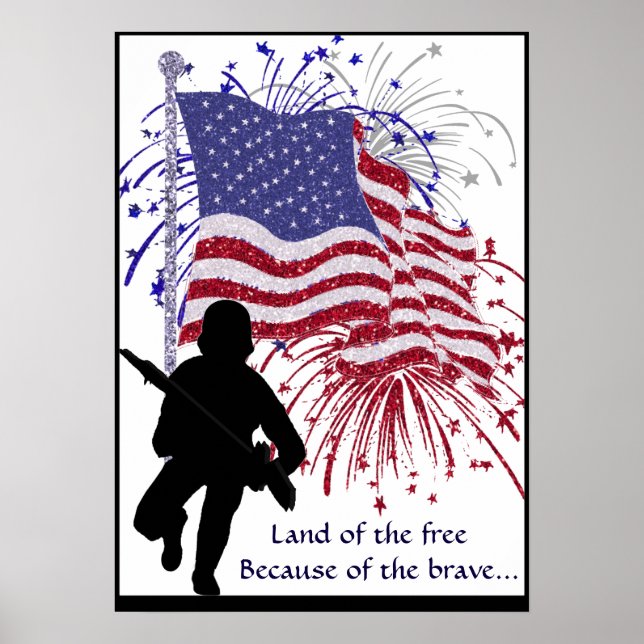 Terre des Libres à cause de la brave affiche (Devant)
