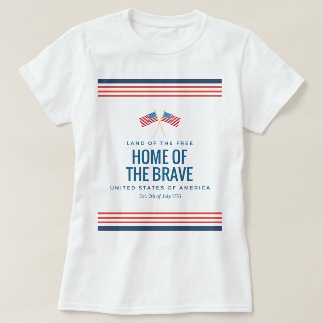Terre du T-shirt des femmes libres (Design devant)