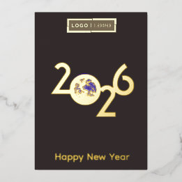 Terre en 2026 - Carte professionnelle de Nouvel An