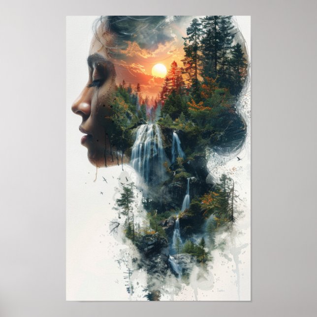 Terre mère : Femme comme nature - Poster demi-visa (Devant)