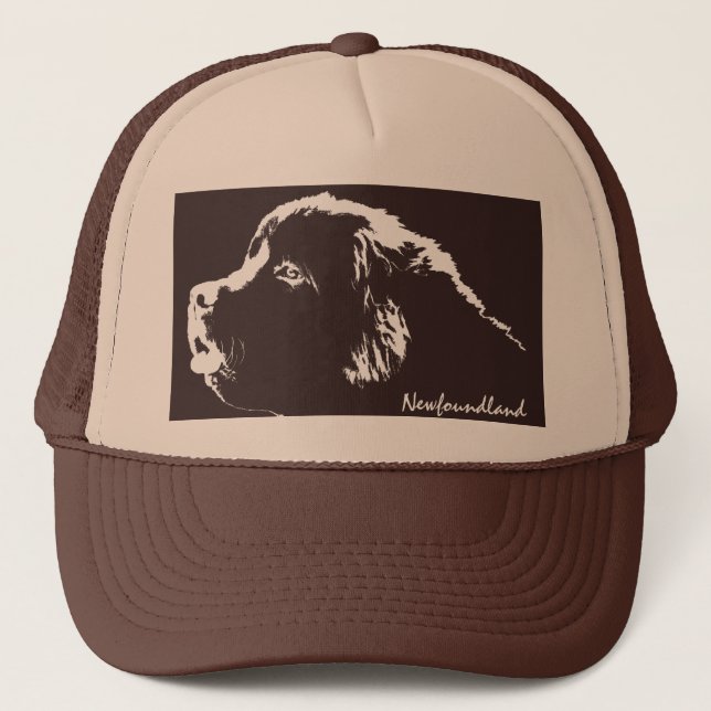 Terre-Neuve couvre les casquettes de chien (Devant)