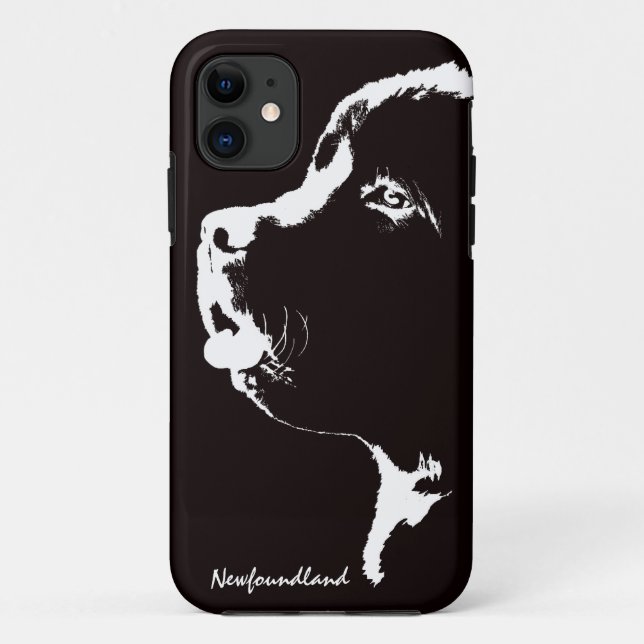 Terre-Neuve iPhone 5 Coque Newfoundland Pup (Dos)