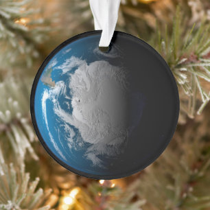 Terre Pleine Montrant Des Nuages Simulés Sur L'Ant