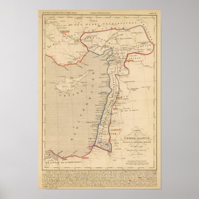 Terre Sainte, pendant la premiere croisade Poster (Front)