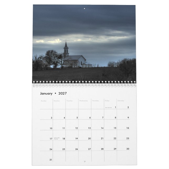 Terrel Photography 2010 Calendar (Jan 2027)