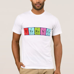 Terrence periodic table name shirt