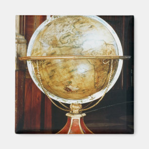 Terrestrial globe, 1688 magnet