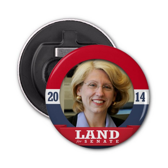 TERRI LYNN LAND CAMPAIGN BOTTLE OPENER (Front)