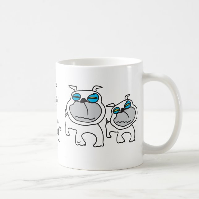 Terrier & Bulldog Mug (Right)