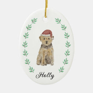 Terrier Christmas Ornament