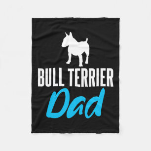 Terrier Dad Fun Saying Dogs Owners Fleece Blanket