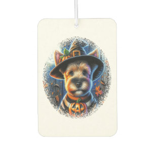 Terrier Dog Halloween Air Freshener
