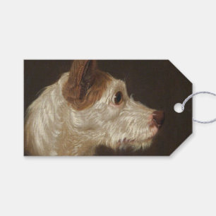 Terrier Dog's Head (by James Ward) Gift Tags