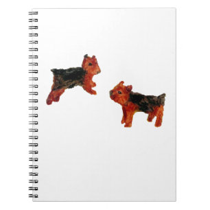 Terrier Fun Cute Dog Art Notebook