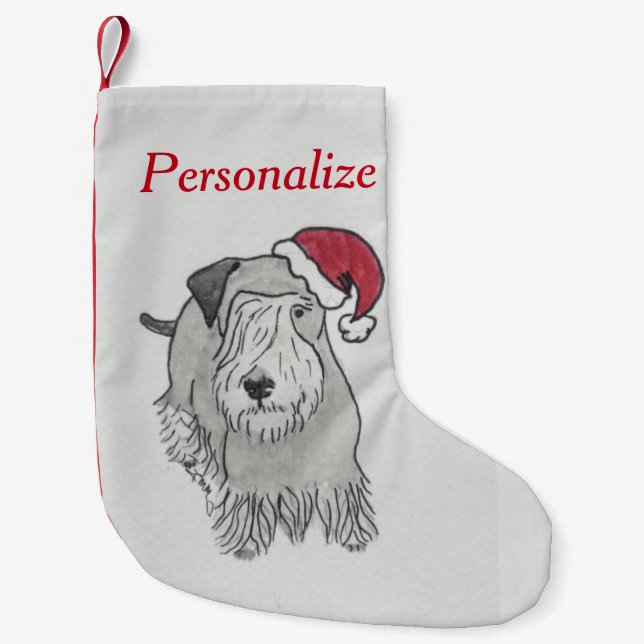 Terrier Holiday Stocking (Front)