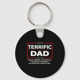 Terrific Dad - Funny Donald Trump Fathers Day  Keychain