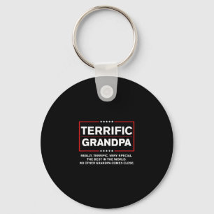 Terrific Grandpa - Funny Donald Trump Campaign Sty Keychain