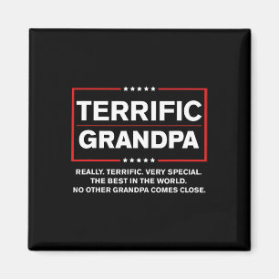 Terrific Grandpa - Funny Donald Trump Campaign Sty Magnet