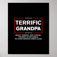 Terrific Grandpa - Funny Donald Trump Campaign Sty