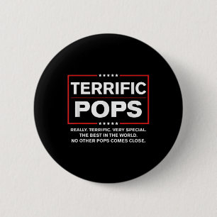 Terrific Pops - Funny Donald Trump 2020 Supporter 2 Inch Round Button