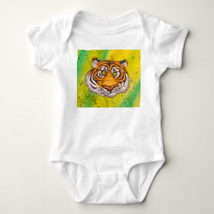Terrific Tiger One-piece Baby Bodysuit