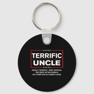 Terrific Uncle - Funny Donald Trump Great Uncle Keychain