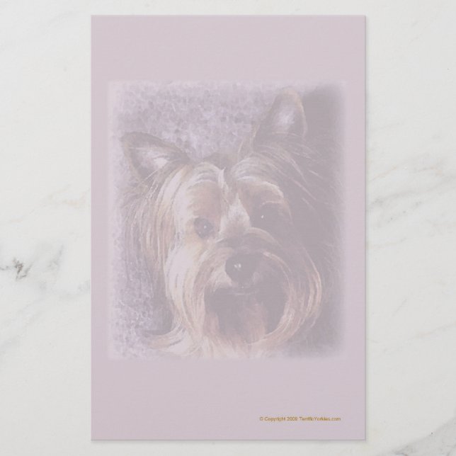 Terrific Yorkies Stationery (Front)
