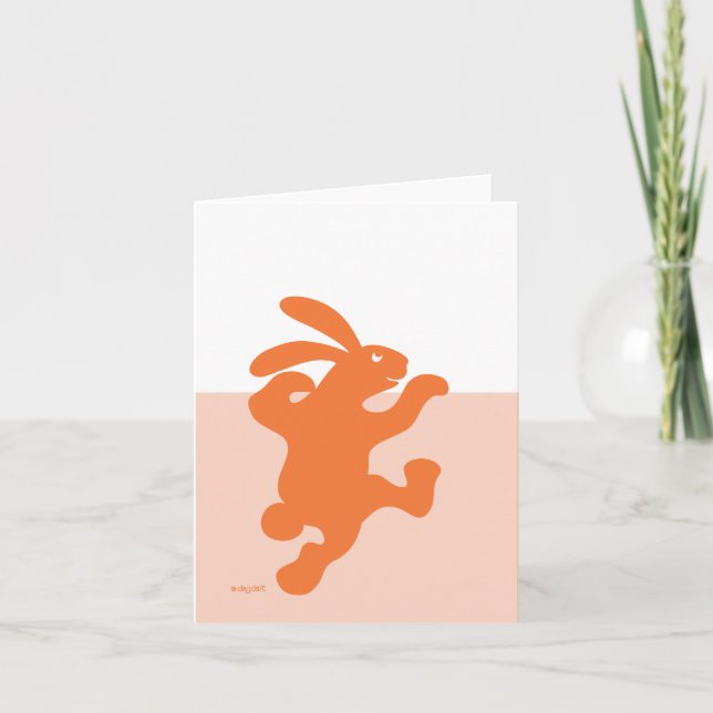 Terrifically Orange Rabbit! Card (Front)