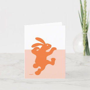 Terrifically Orange Rabbit! Card