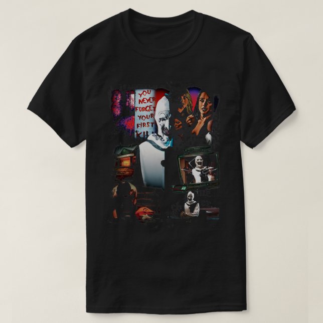 Terrifier You Never Forget T-Shirt (Design Front)